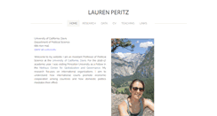 Desktop Screenshot of laurenperitz.com