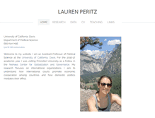 Tablet Screenshot of laurenperitz.com